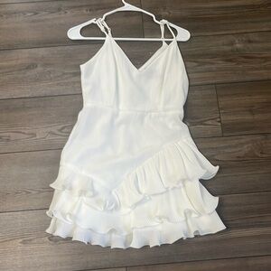 DO + BE Ruffle Front dress